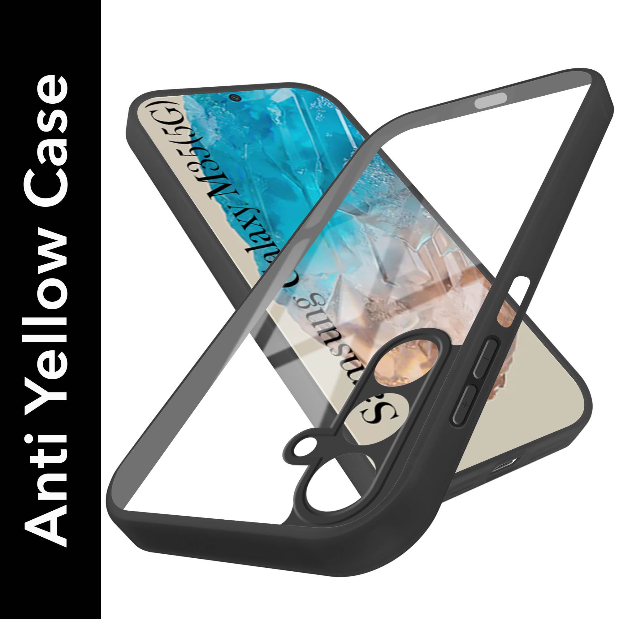 For Samsung Galaxy M35 5G Back Cover Case (Lifetime Anti Yellow | Anti Scratch | Crystal Clear Shockproof)