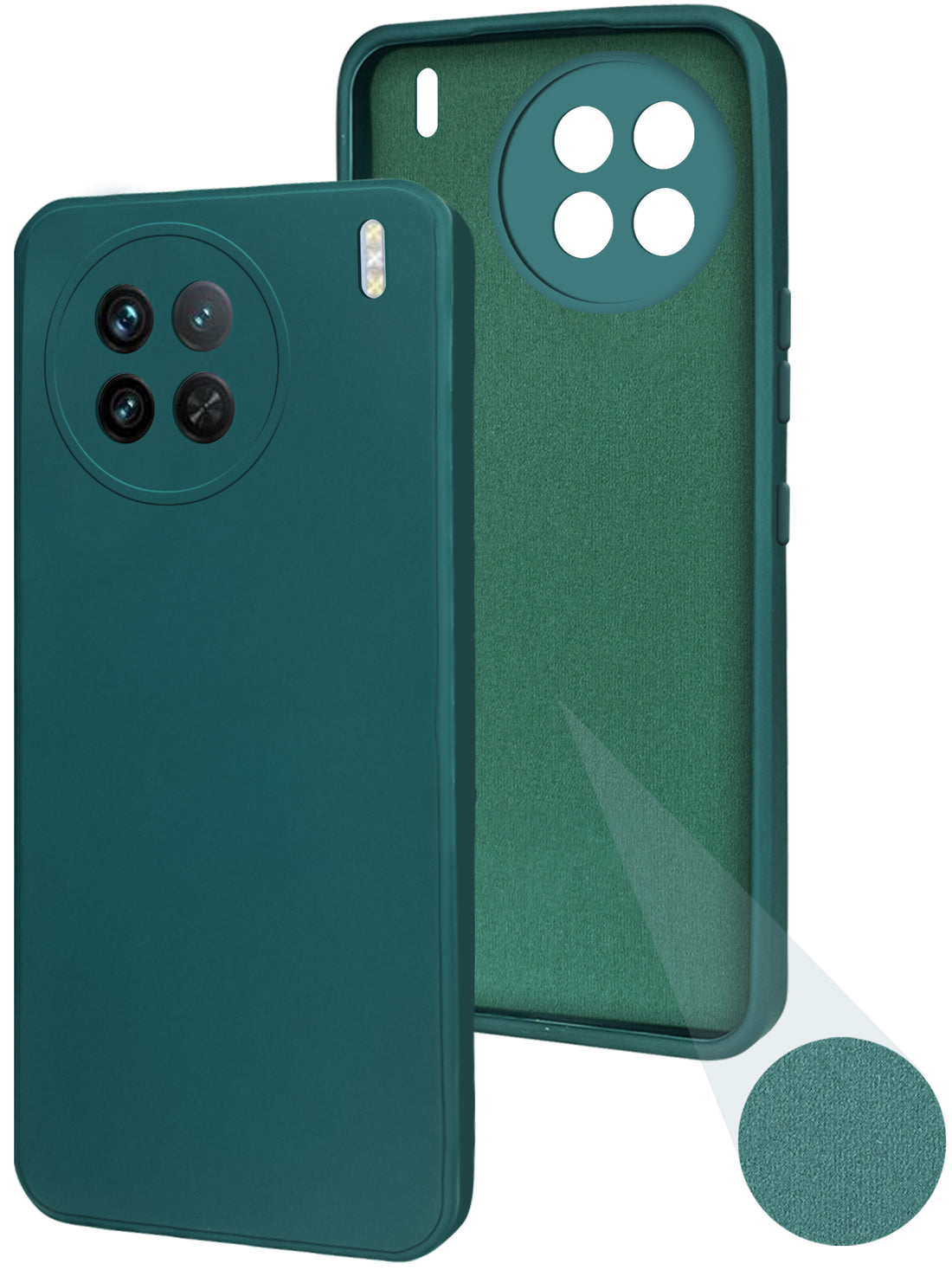 For Vivo X90 Back Cover ( Silicone Clear Shockproof Case with Camera Protection | Soft and Flexible | Transparent)