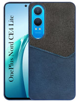 For OnePlus Nord CE 4 Lite Back Cover Case (Dual PU Leather Stitch | Professional Minimalist | Soft and Flexible)