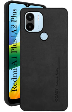 For Xiaomi Redmi A1 Plus | A2 Plus Back Cover Case (Professional Vegan Leather | Camera Protection | Slim & Soft)