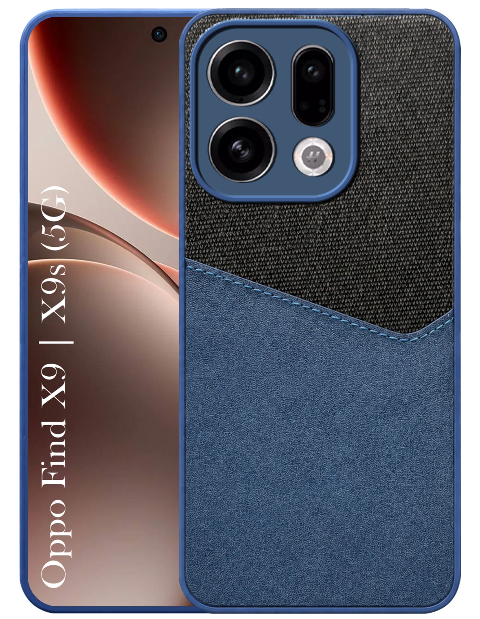 For Oppo Find X9 | Oppo Find X9s Back Cover Case (Dual PU Leather Stitch | Professional Minimalist | Soft and Flexible)