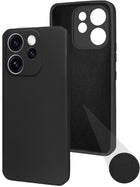 For Oppo Reno15 Pro Mini 5G | Oppo Reno 15 Pro Mini 5G Back Cover Case (Matte Finish Silicone with Inside Fiber cloth)