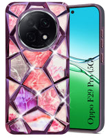 For Oppo F29 Pro Back Cover Case (Dual Design Glitter Sparkle and Detachable Diamond Print Case | Soft and Flexible)