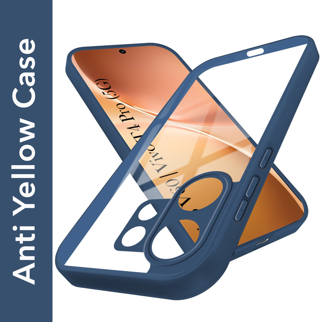 For Vivo V60 | Vivo T4 Pro Back Cover Case(Lifetime Anti Yellow | Anti Scratch | Crystal Clear Shockproof)