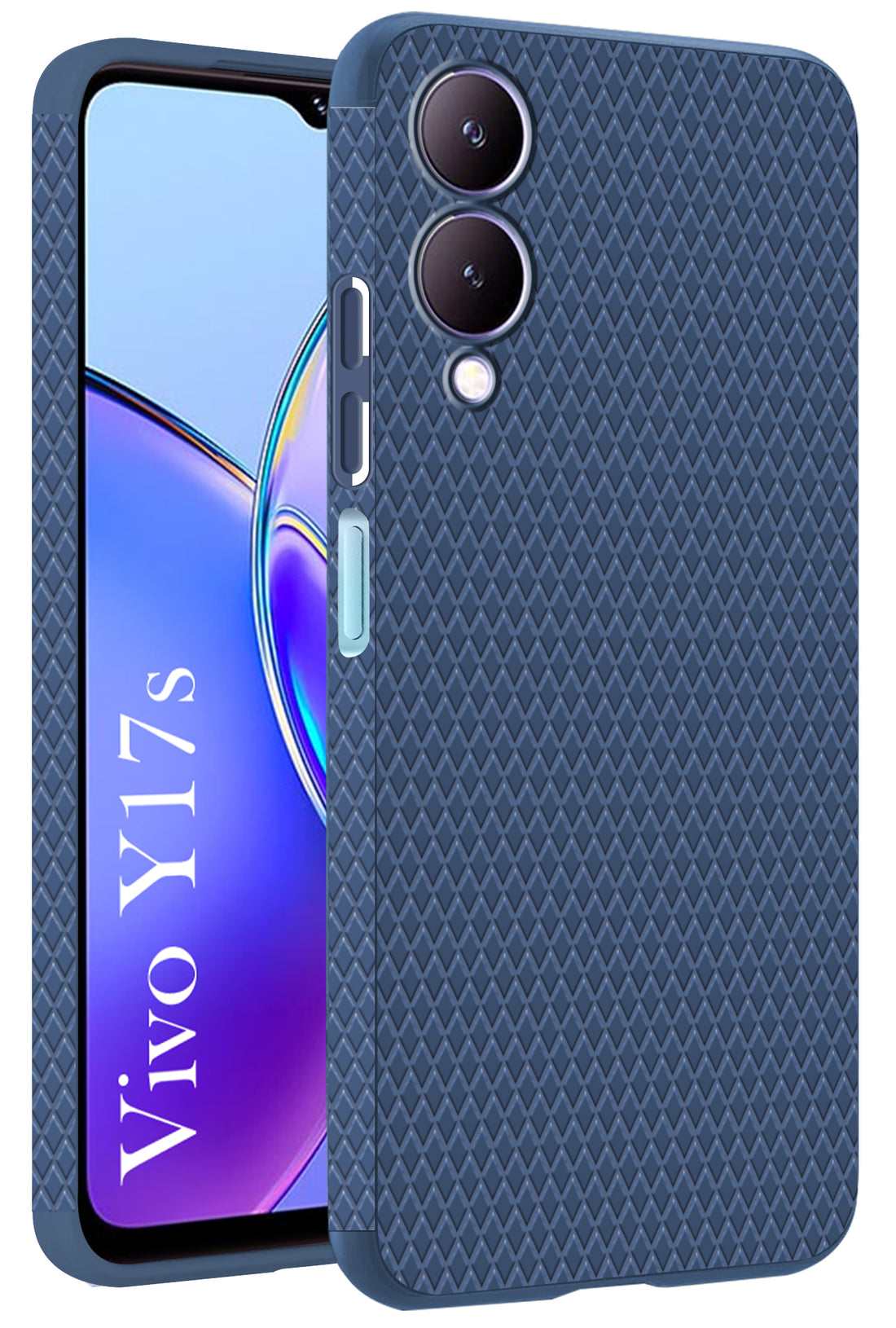For Vivo Y17s  Back Cover Case (Liquid Silicone | Side Grip | Camera Protection)