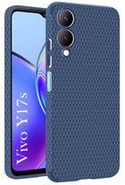 For Vivo Y17s  Back Cover Case (Liquid Silicone | Side Grip | Camera Protection)