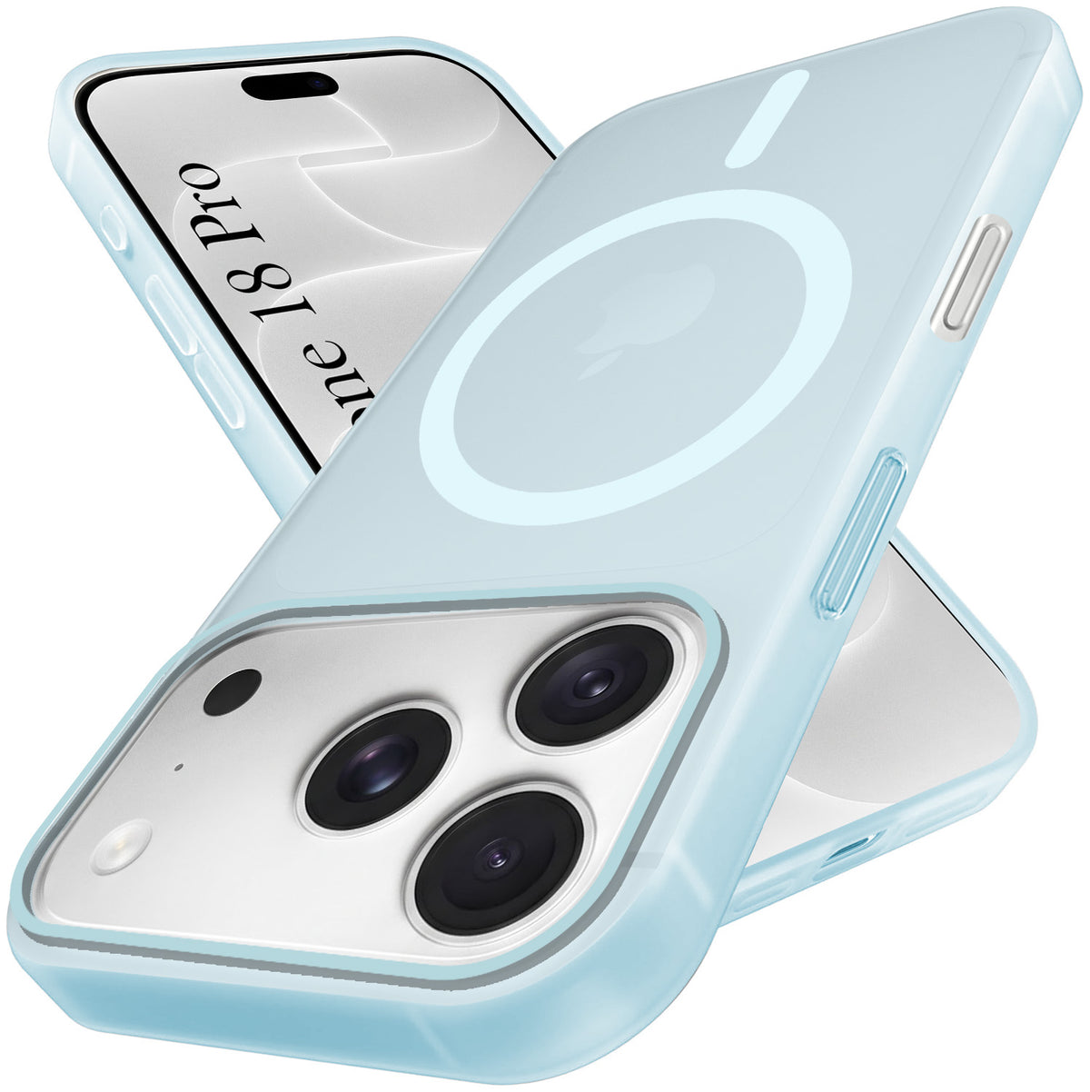 For Apple iPhone 18 Pro Back Cover Case (Frosted Matte Feel | MagSafe Compatible Wireless Charging)