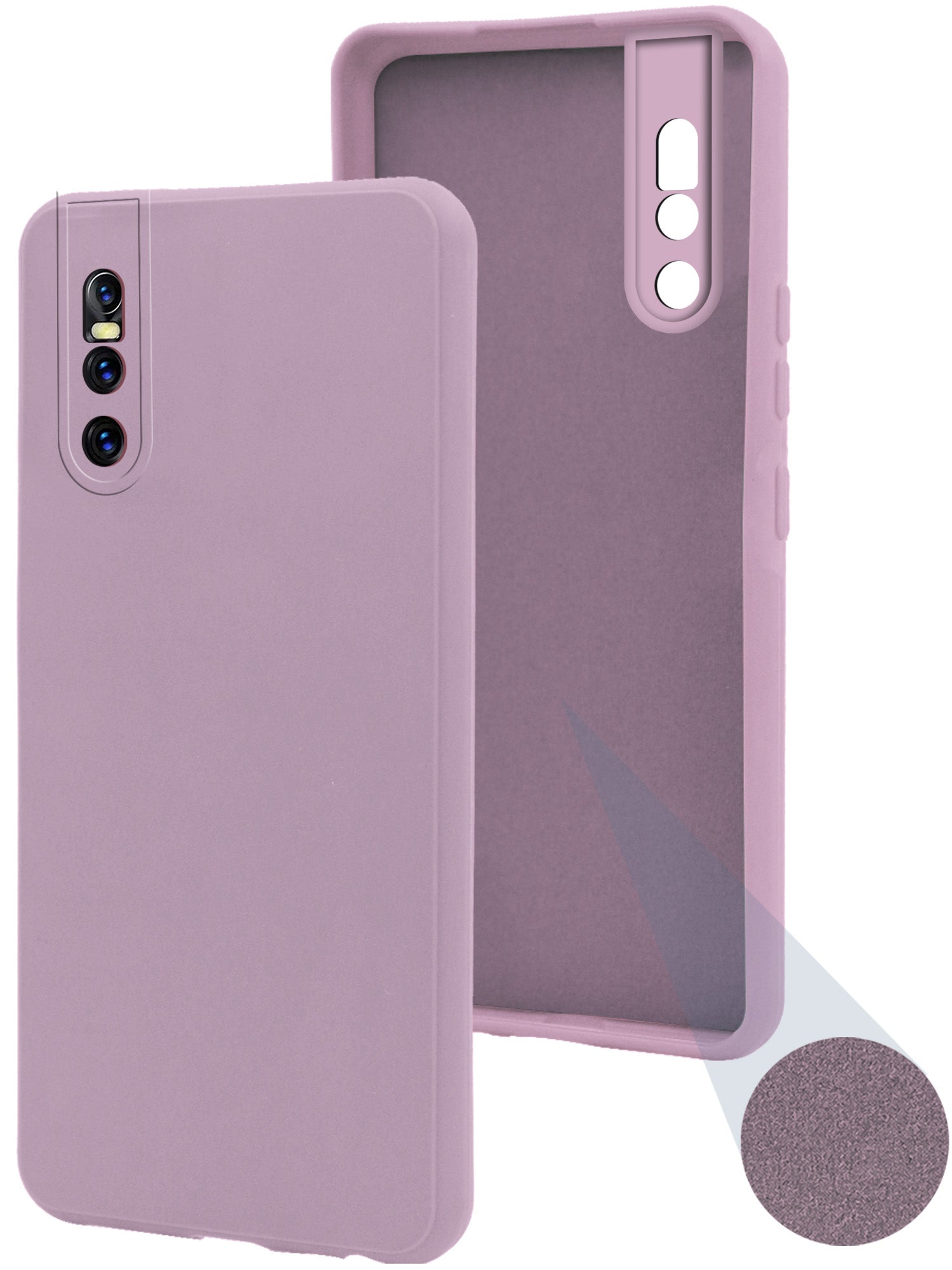 For Vivo V15 Pro Back Cover ( Silicone Clear Shockproof Case with Camera Protection | Soft and Flexible | Transparent)