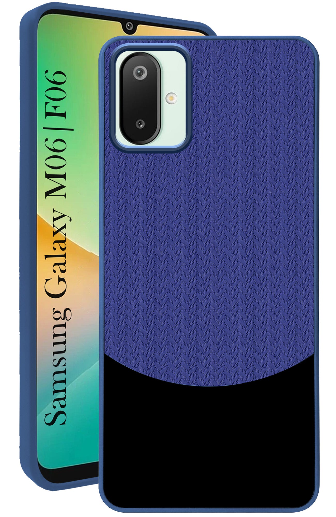 For Samsung Galaxy F06 | Samsung Galaxy M06  Back Cover Case (Elegant PU Leather Finish | Premium Minimalist Professional | Camera Protection Bump)