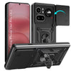 For Nothing Phone 4A Pro 5G Back Cover Case Hybrid Armor (Sliding Shutter Camera Protection | Polycarbonate |Ring Holder Kickstand)