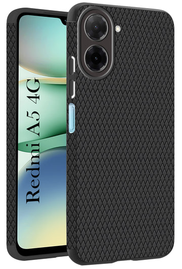 For Redmi A5 4G Back Cover Case (Liquid Silicone | Side Grip | Camera Protection)