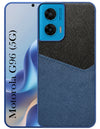 For Motorola Moto G96 Back Cover Case (Dual PU Leather Stitch | Professional Minimalist | Soft and Flexible)