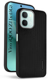 For Vivo iQOO Z11x 5G Back Cover Case Rubberised (Textured Grip Design | Micro-Fiber Cloth Inside | Slim and Light Weight | Soft Touch and Feel)