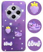 For Redmi A4 5G | Xiaomi Redmi 14C Back Cover Case (3D Cute Cartoons | Hard Back Side Soft | Matte Premium Finish | HD Printing)