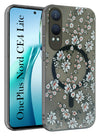 For OnePlus Nord CE 4 Lite Back Cover Case (Cute Floral Design | Flower Print for Girls | MagSafe Compatible Wireless Charging)