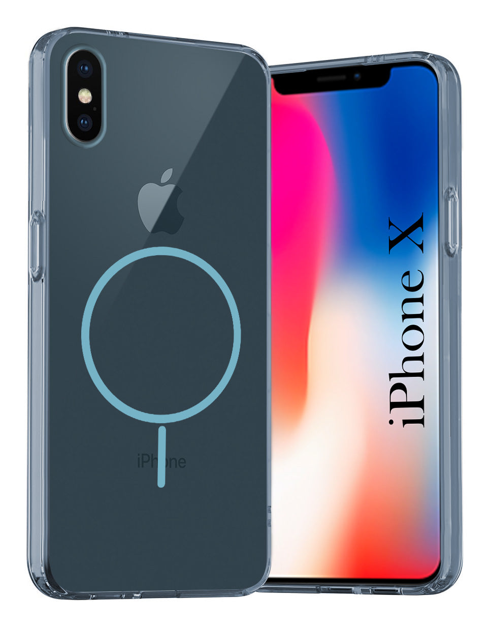For Apple iPhone X Back Cover Case Silicone (Slim Paper Thin | Camera Protection Bump | Minimalist Professional | Soft Flexible)
