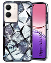 For Oppo A5X 3D Silicone Back Cover Case Compatible (Dual Design Glitter Sparkle and Detachable Diamond Print Case | Soft and Flexible)