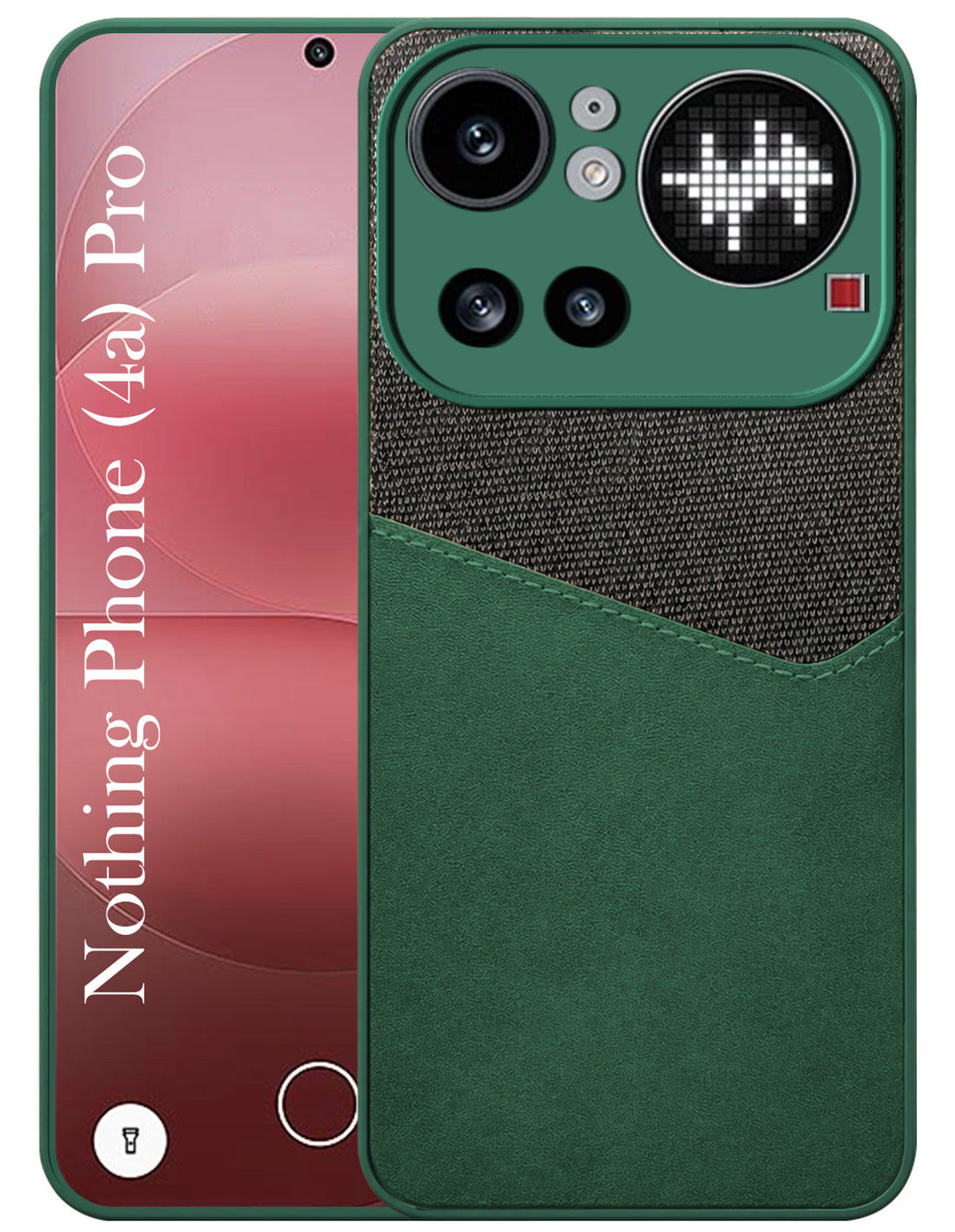 For Nothing Phone 4A Pro 5G Back Cover Case (Dual PU Leather Stitch | Professional Minimalist | Soft and Flexible)