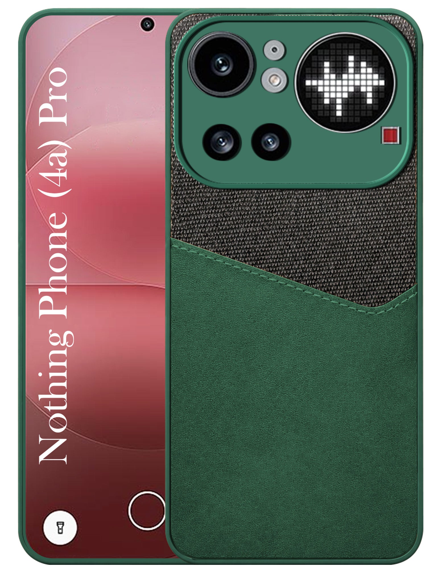 For Nothing Phone 4A Pro 5G Back Cover Case (Dual PU Leather Stitch | Professional Minimalist | Soft and Flexible)