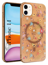 For Apple iPhone 11 (Cute Floral Design | Flower Print for Girls | MagSafe Compatible Wireless Charging)