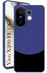 For Vivo X200 FE Silicone Finish Back Cover Case(Premium Minimalist Professional Feel | Camera Protection Bump)