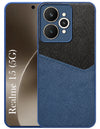 For Realme 15 Back Cover Case (Dual PU Leather Stitch | Professional Minimalist | Soft and Flexible)