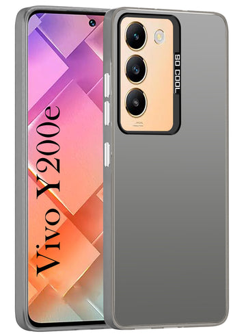 For Vivo Y200e Hard Back Cover Case (Velvet Touch | Professional Glossy Finish | Camera Protection Bump)