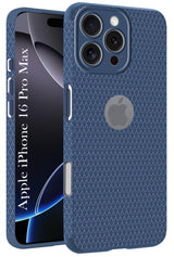For Apple iPhone 16 Pro Max Back Cover Case (Liquid Silicone | Side Grip | Camera Protection)