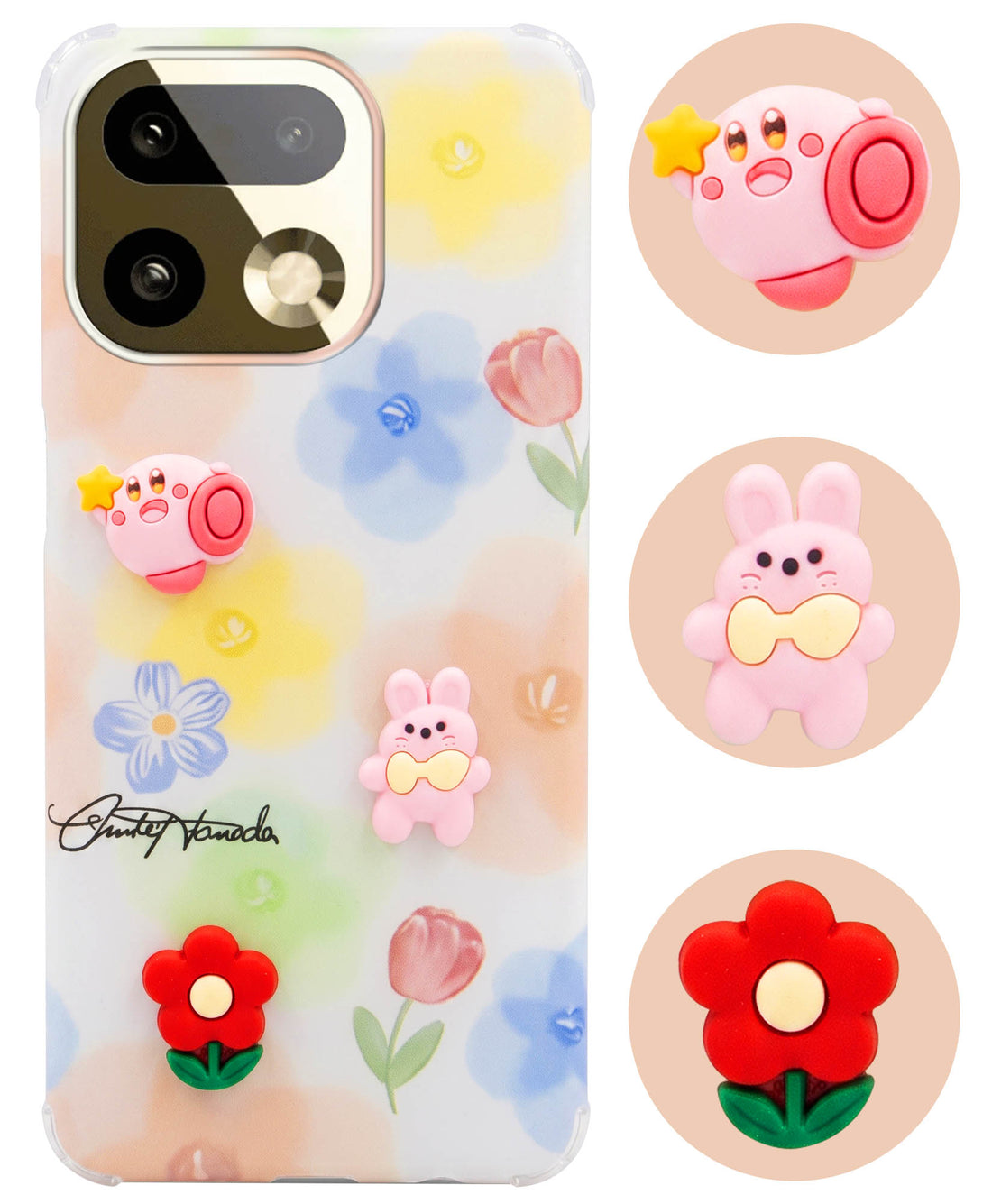 For Realme 16 Pro Plus 5G Back Cover Case (3D Cute Cartoons | Hard Back Side Soft | Matte Premium Finish | HD Printing)