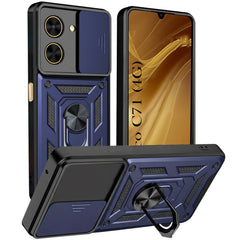 For Poco C71 Back Cover Case (Hybrid Dual Armor Polycarbonate)