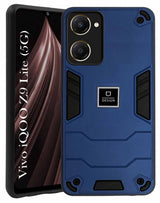For Vivo iQOO Z9 Lite 5G Back Cover Case (Hybrid Armor | Slim Dual Layer | Shockproof Lightweight)