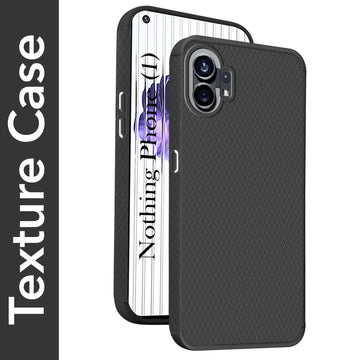 For Nothing Phone 1 Back Cover Case (Liquid Silicone | Side Grip | Camera Protection)