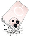 For Oppo Reno15 Pro Mini 5G | Oppo Reno 15 Pro Mini 5G Back Cover Shockproof Crystal-Clear (Magsafe Wireless Support | Drop & Camera Protection | Hard Polycarbonate)