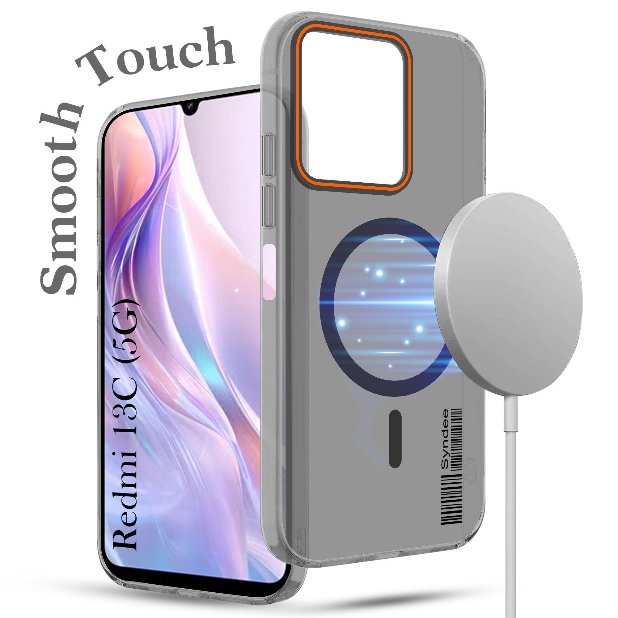 For Xiaomi Redmi 13C 5G Back Cover Case (Soft Touch | Camera Bump Protection | MagSafe Compatible | Matte Finish)
