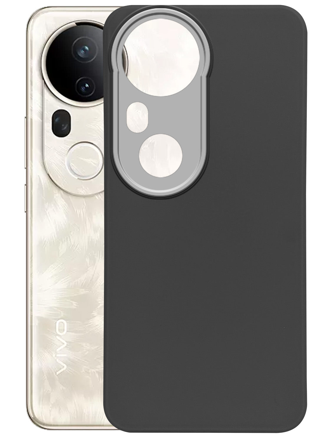 For Vivo T4 Ultra Back Cover Case ( Dual Color Matte Finish | Full Camera Protection | Sleek and Professional)