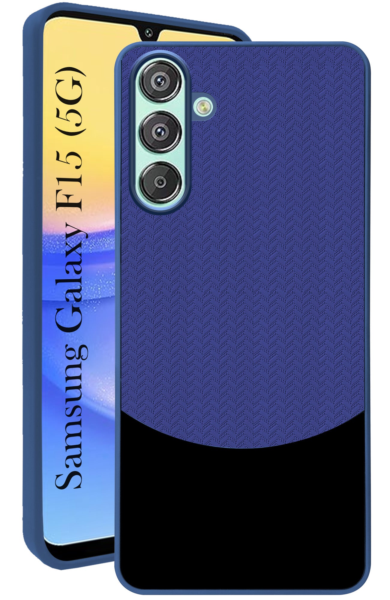 For Samsung Galaxy F15 5G Back Cover Case (Elegant PU Leather Finish | Premium Minimalist Professional | Camera Protection Bump)