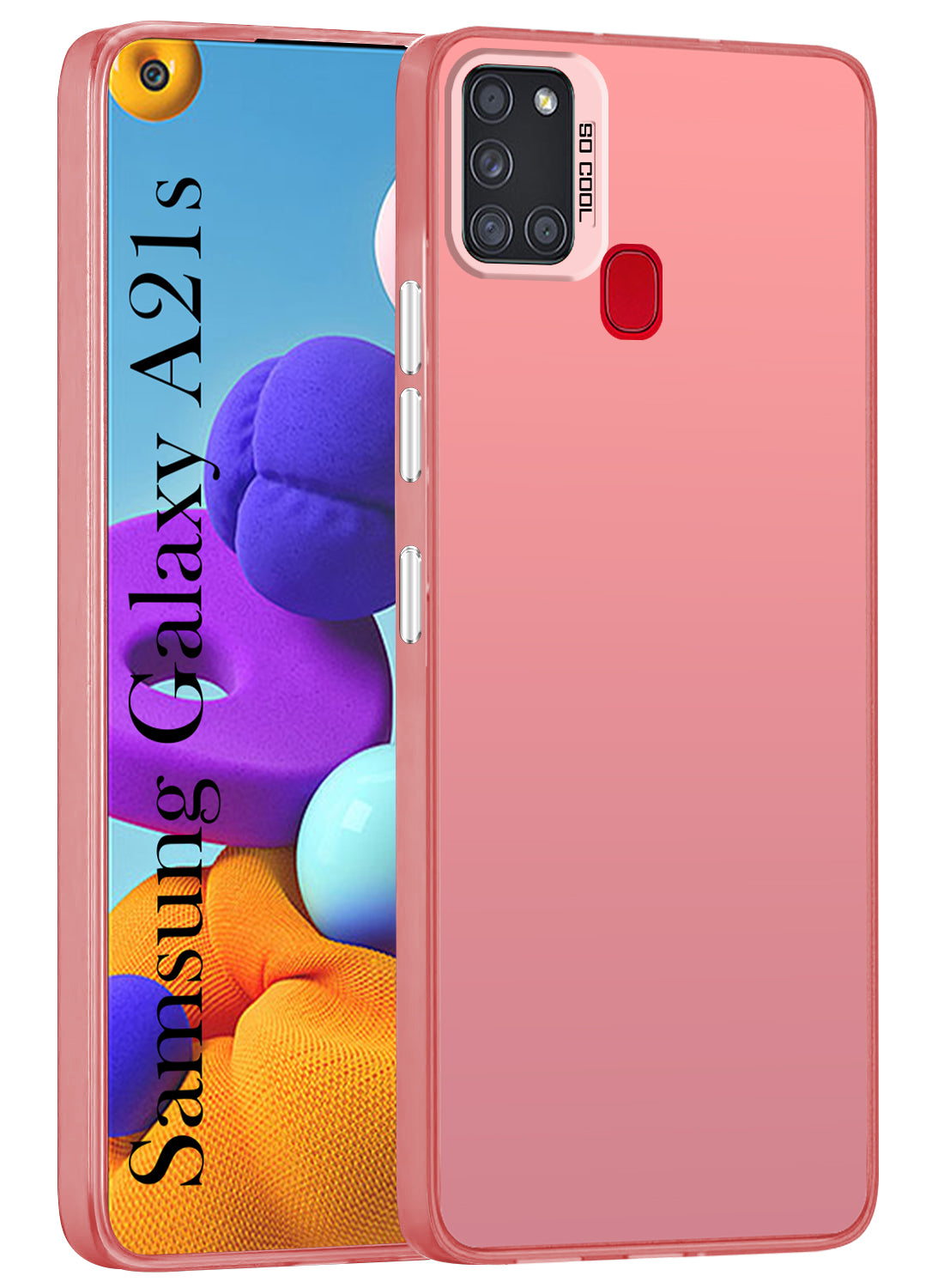 Amazon A21 Galaxy Phone Case GoldCherry For Galaxy A21 Case With