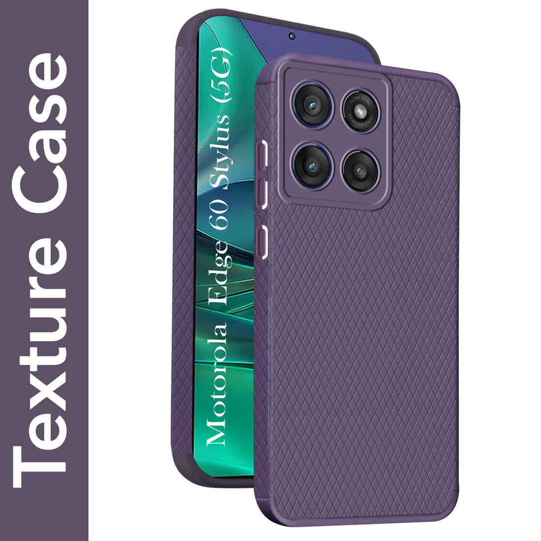 For Motorola Moto Edge 60 Stylus Back Cover Case (Liquid Silicone | Side Grip | Camera Protection)