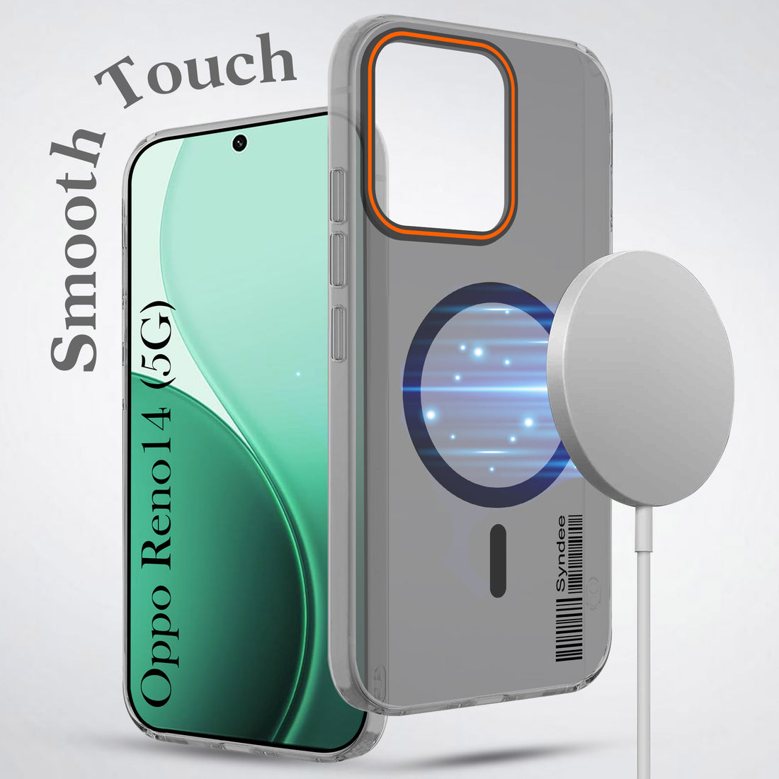 For Oppo Reno14 5G | Oppo Reno 14 5G Back Cover Case (Soft Touch | Camera Bump Protection | MagSafe Compatible | Matte Finish)