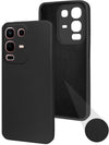 For Infinix Note 50x Back Cover Case (Matte Finish Silicone with Inside Fiber cloth)