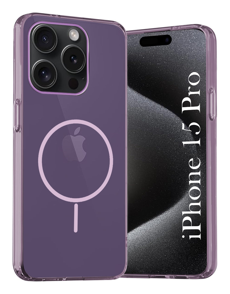 For Apple iPhone 15 Pro Back Cover Case Silicone (Slim Paper Thin | Camera Protection Bump | Minimalist Professional | Soft Flexible)