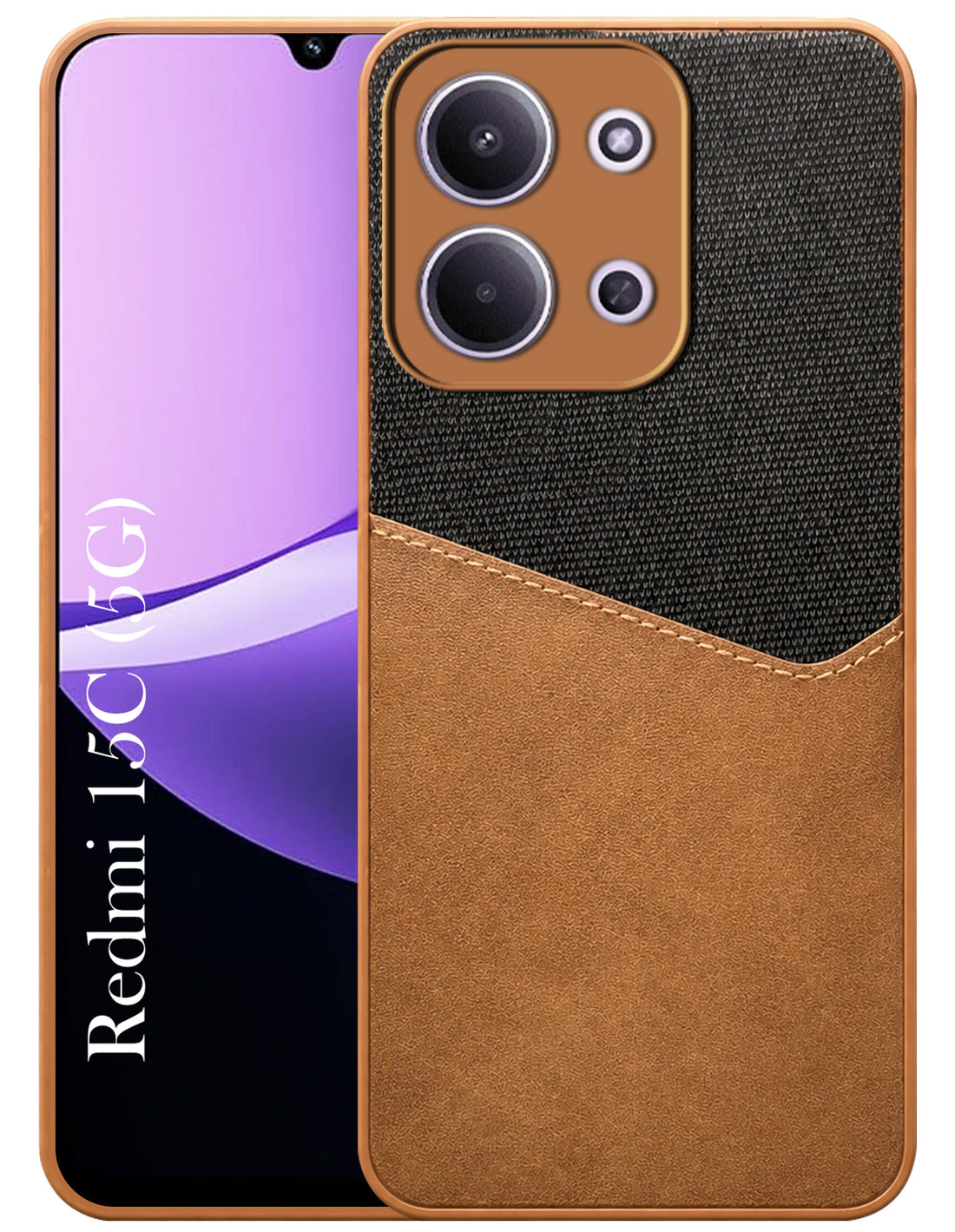 For Redmi 15C Back Cover Case Ultra-Hybrid (Lifetime Anti Yellow | Anti Scratch | Crystal Clear Shockproof)