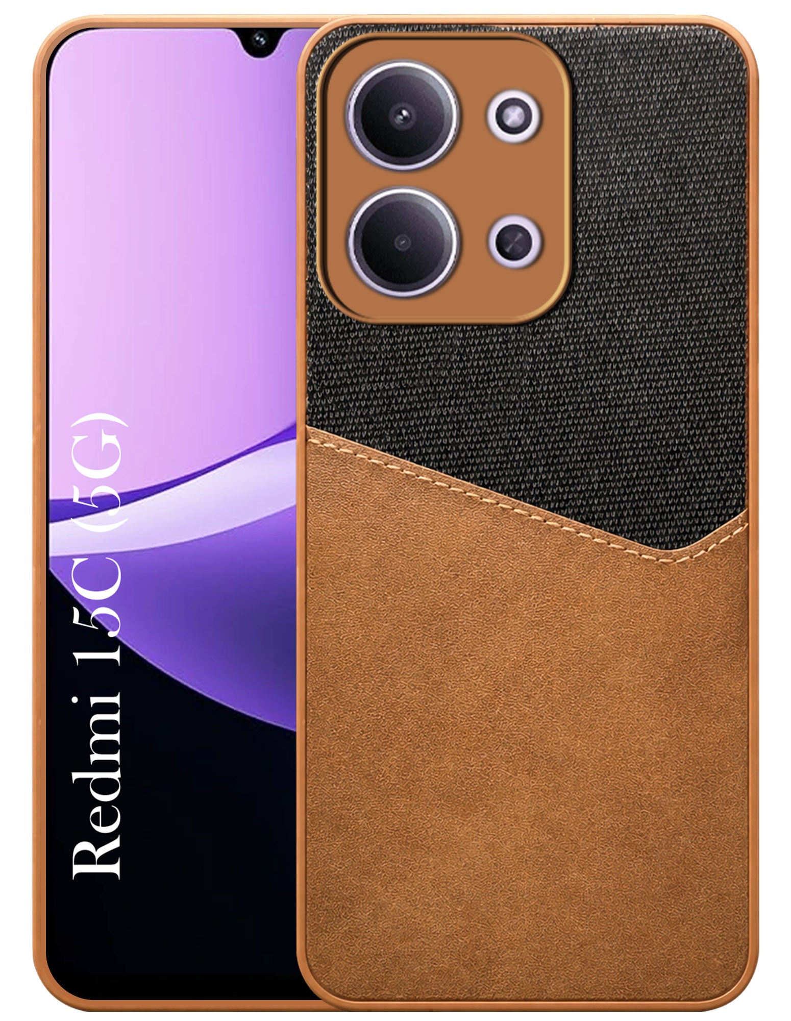 For Redmi 15C Back Cover Case Ultra-Hybrid (Lifetime Anti Yellow | Anti Scratch | Crystal Clear Shockproof)