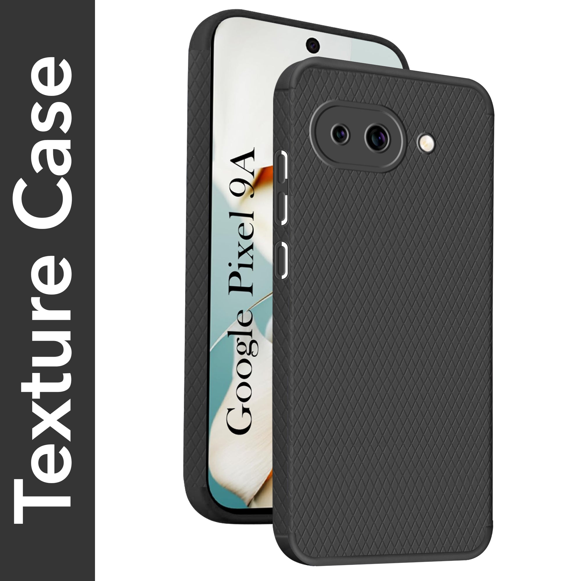 For Google Pixel 9A Back Cover Case (Liquid Silicone | Side Grip | Camera Protection)