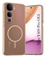 For Vivo Y400 Pro Back Cover Case Silicone (Slim Paper Thin | Camera Protection Bump | Minimalist Professional | Soft Flexible)