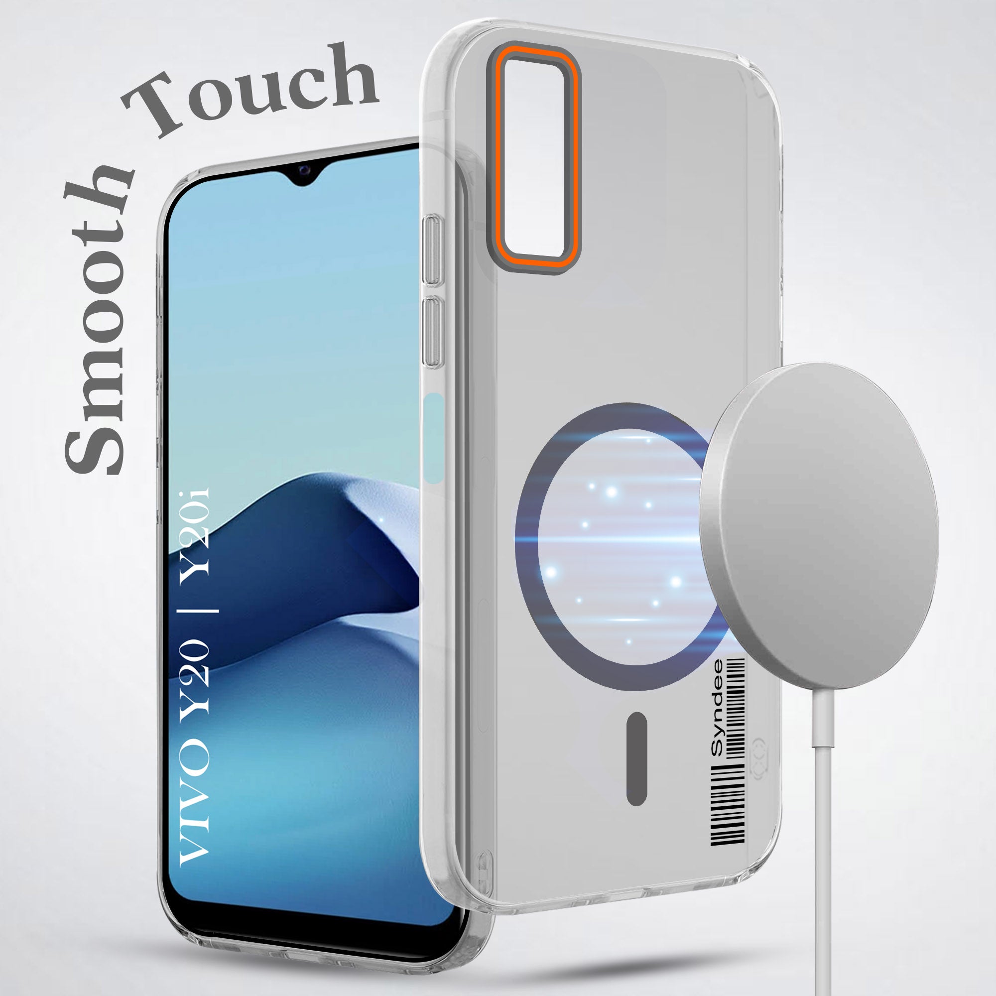 For Vivo Y20 | Y20i Back Cover Case (Soft Touch | Camera Bump Protection | MagSafe Compatible | Matte Finish)