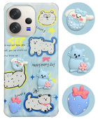 For Vivo V70 | Vivo V70 Elite 5G Back Cover Case (3D Cute Cartoons | Hard Back Side Soft | Matte Premium Finish | HD Printing)