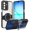 For Samsung Galaxy A17 | Samsung F17 | Samsung M17 5G Back Cover Case with stand (Built-in Ring Holder Kickstand | Lifetime Anti Yellow | Camera Protection)