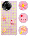 For Realme C67 Back Cover Case (3D Cute Cartoons | Hard Back Side Soft | Matte Premium Finish | HD Printing)