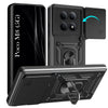 For Poco M8 5G Back Cover Case Hybrid Armor (Sliding Shutter Camera Protection | Polycarbonate |Ring Holder Kickstand)